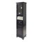Contemporary Home Living 70.75” Black Tall Storage Cabinet with Glass Door and Drawer